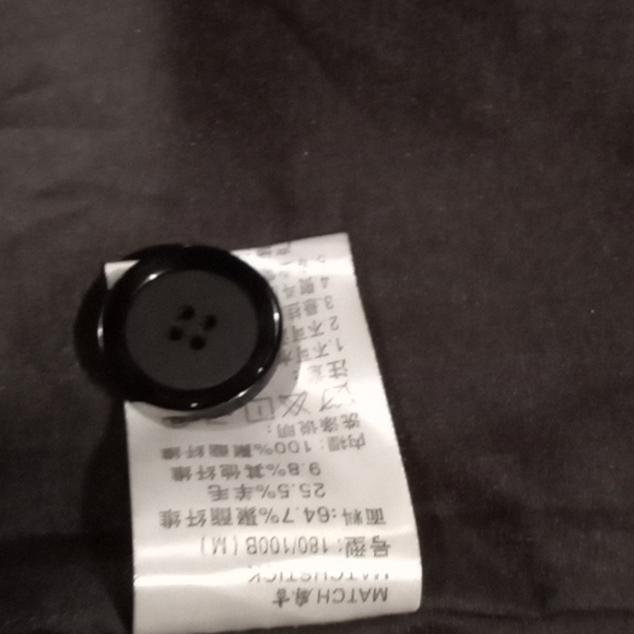 Double Breasted Pea Coat by Match & Stick. M - Picture 9 of 10